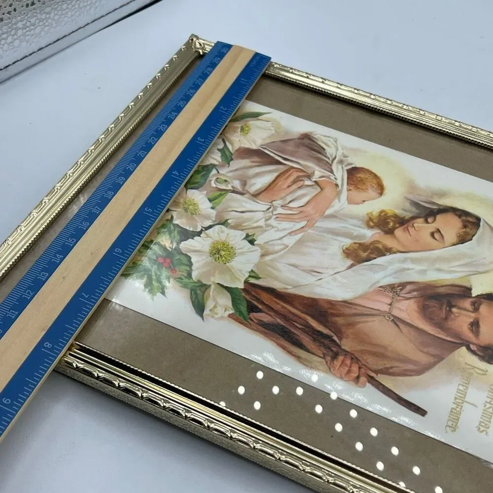 Vintage goldtone 8”X10” picture frame.